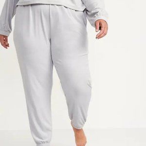 Old Navy High-Waisted Luxe Velvet Jogger Sweatpants for Women New